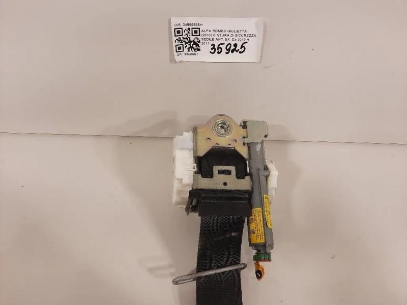 Cintura DI Sicurezza Sedile ANT SX 34056585H Alfa Romeo Giulietta 2010