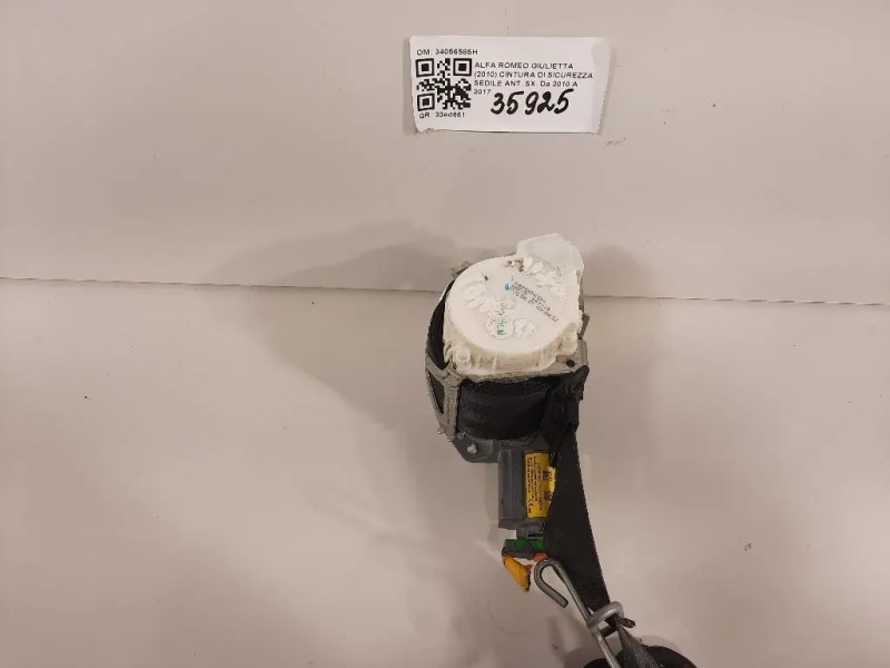 Cintura DI Sicurezza Sedile ANT SX 34056585H Alfa Romeo Giulietta 2010