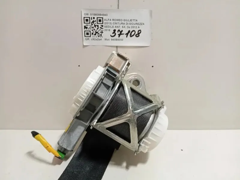 Cintura DI Sicurezza Sedile ANT SX 01560994940 Alfa Romeo Giulietta 2013