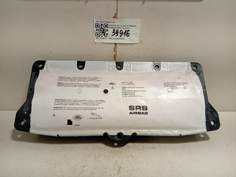 Air-bag Passeggero 9X23-F044A74-AC Jaguar XF I 2011