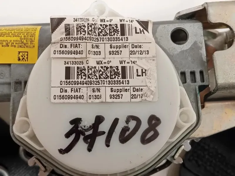 Cintura DI Sicurezza Sedile ANT SX 01560994940 Alfa Romeo Giulietta 2013