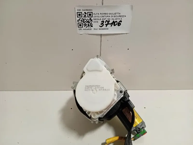 Cintura DI Sicurezza Sedile ANT SX 34056583 Alfa Romeo Giulietta 2013
