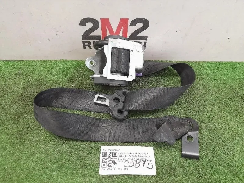 Cintura DI Sicurezza Sedile ANT SX 8P4857705F Audi A3 8PA Sportback 2004