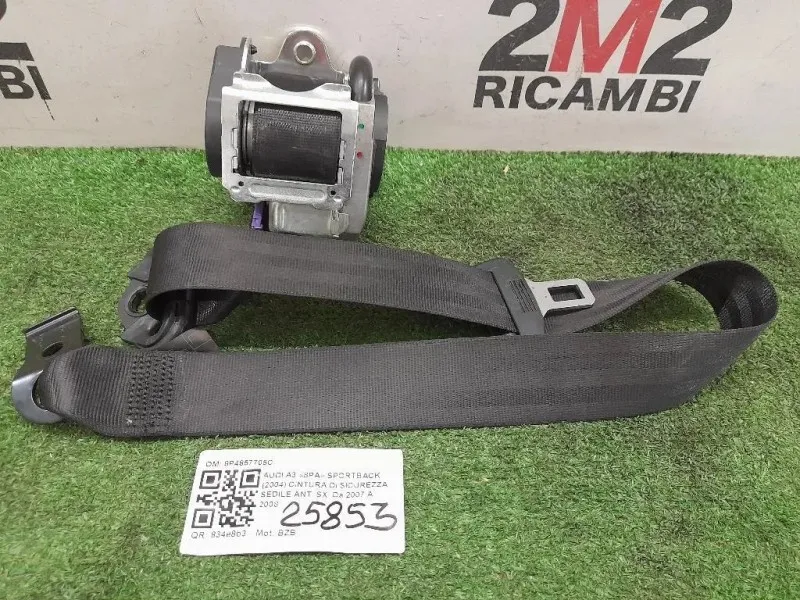 Cintura DI Sicurezza Sedile ANT SX 8P4857705C Audi A3 8PA Sportback 2004