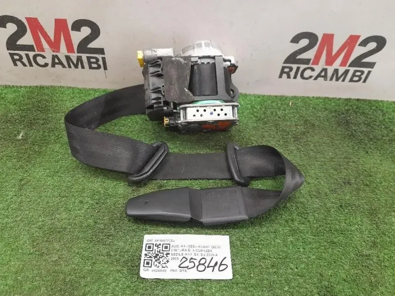 Cintura DI Sicurezza Sedile ANT SX 8K1857705J Audi A4 8ED Avant 2005