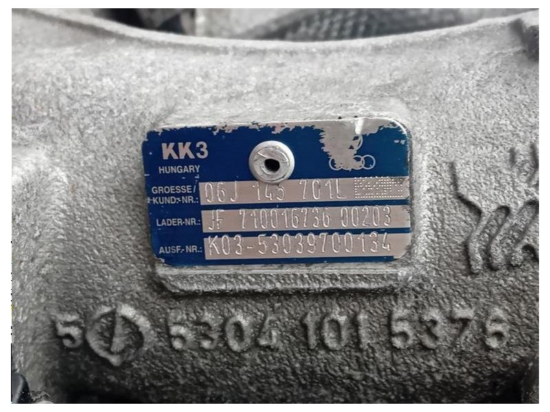 Motore Completo BYT BZB 160 CV Audi A3 8PA Sportback 2004