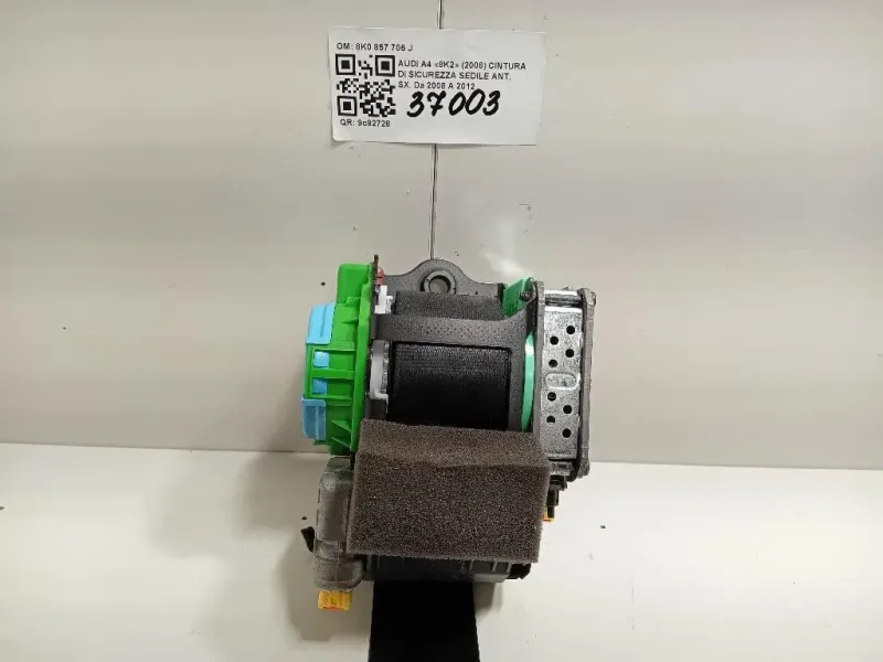 Cintura DI Sicurezza Sedile ANT SX 306369510 Audi A4 8K2 2008