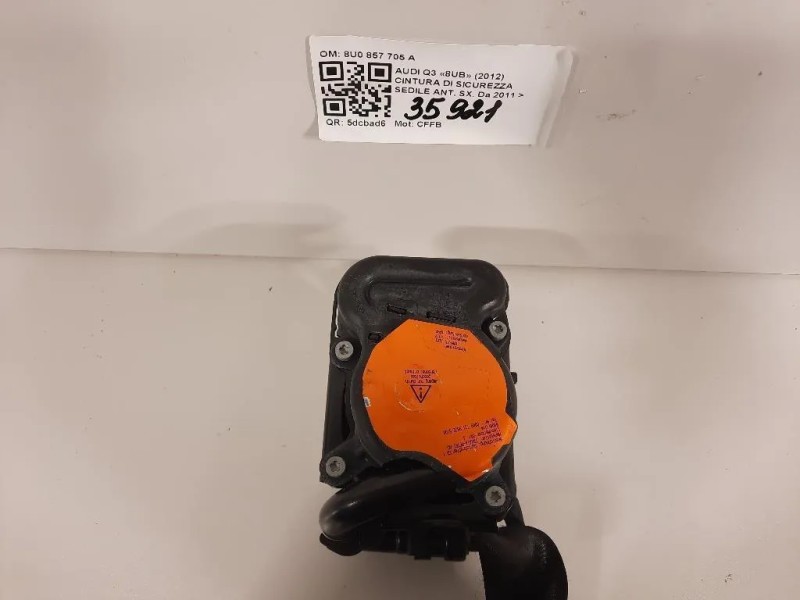 Cintura DI Sicurezza Sedile ANT SX 8U0 857 705 A Audi Q3 8UB 2012