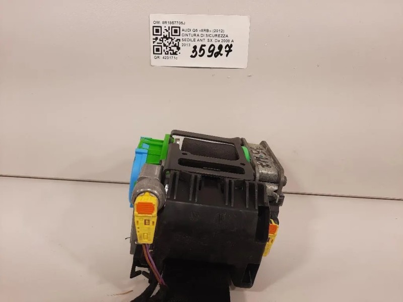 Cintura DI Sicurezza Sedile ANT SX 8R1857705J Audi Q5 8RB 2012