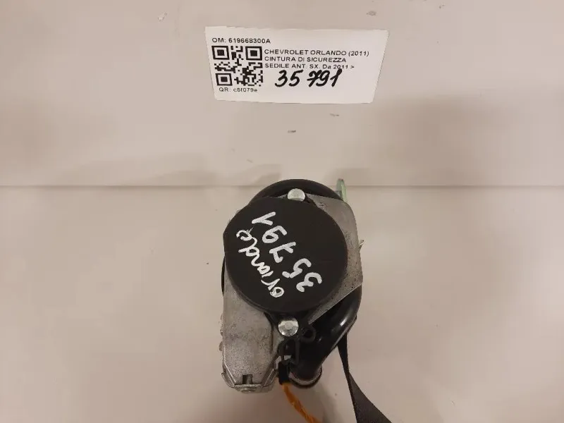 Cintura DI Sicurezza Sedile ANT SX 619668300A Chevrolet Orlando 2011