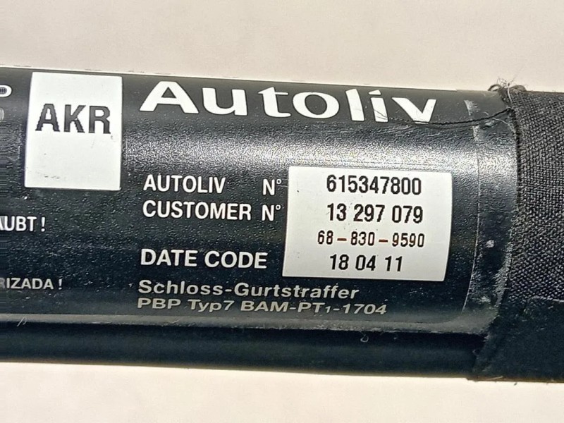 Cintura DI Sicurezza Sedile ANT SX 619668300A Chevrolet Orlando 2011