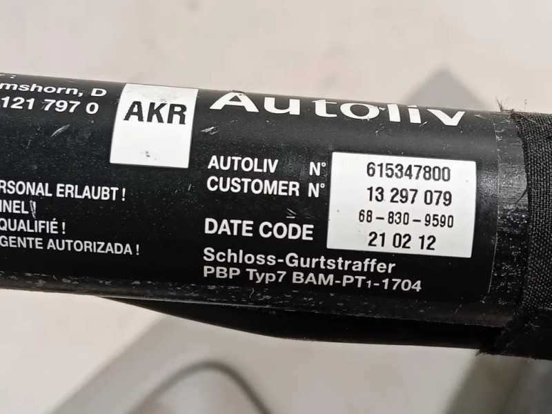 Cintura DI Sicurezza Sedile ANT SX 619668300A Chevrolet Orlando 2011