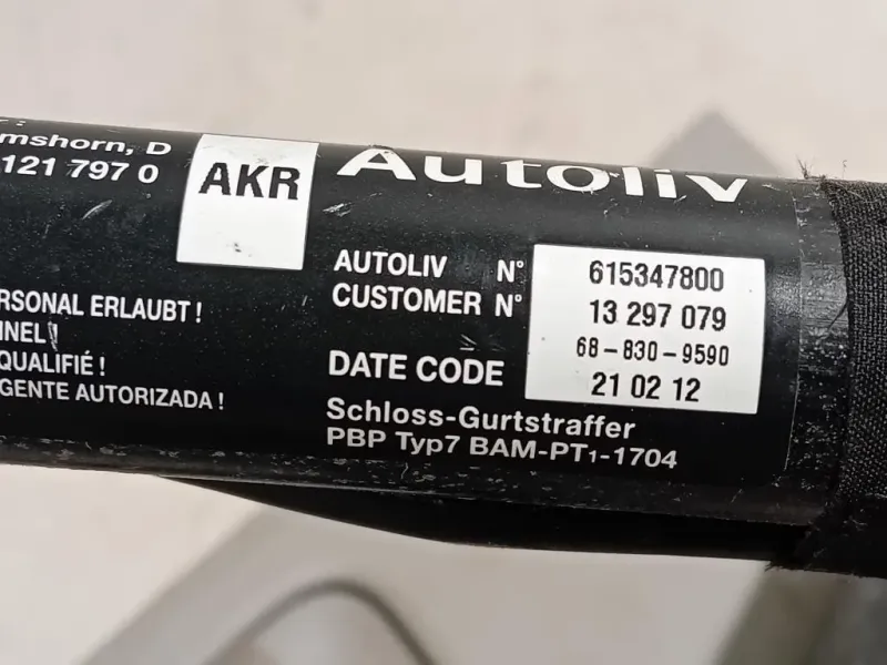 Cintura DI Sicurezza Sedile ANT SX 619668300A Chevrolet Orlando 2011