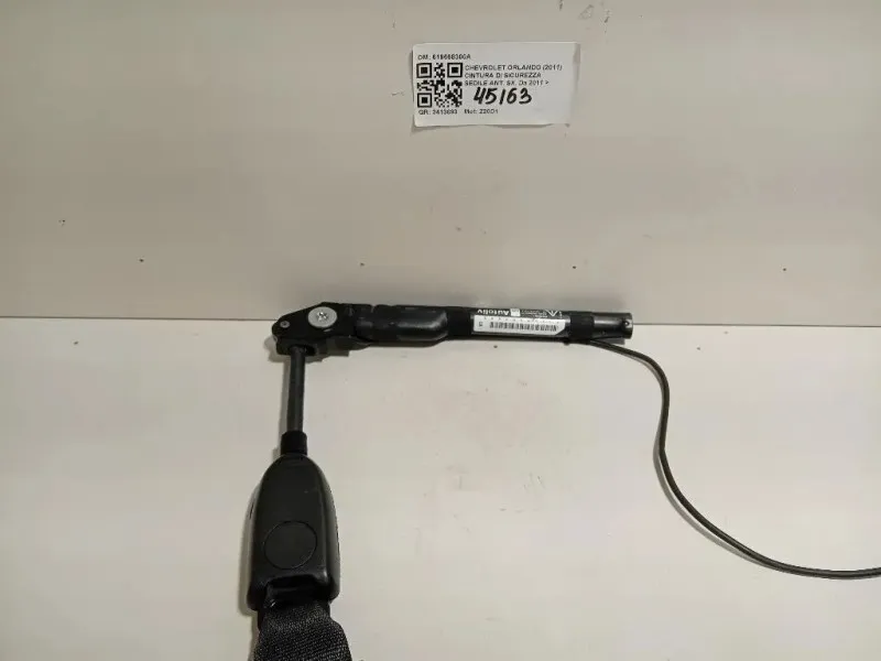 Cintura DI Sicurezza Sedile ANT SX 619668300A Chevrolet Orlando 2011