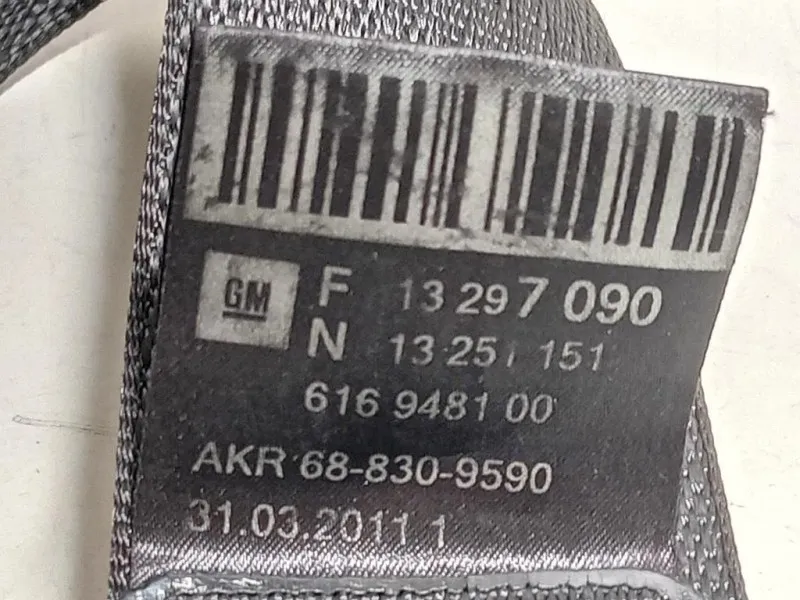 Cintura DI Sicurezza Sedile ANT SX 619668300A Chevrolet Orlando 2011