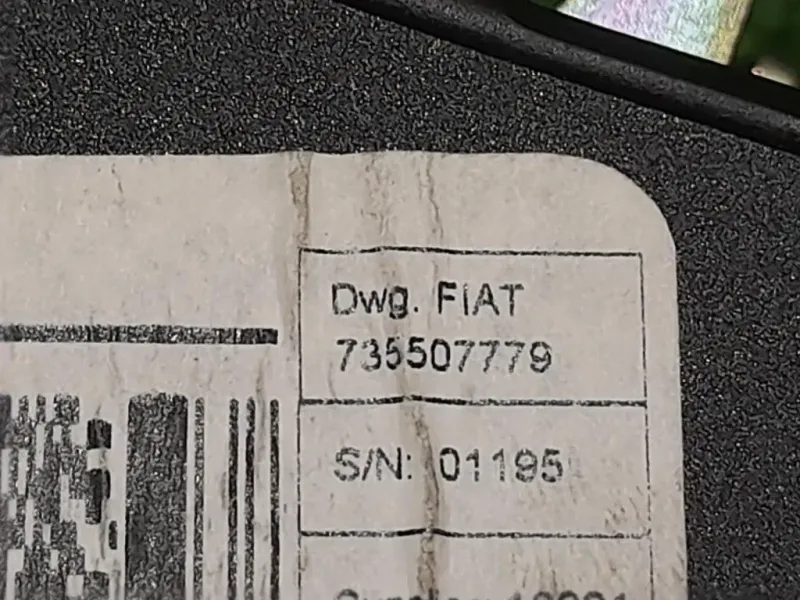 Cintura DI Sicurezza Sedile ANT SX 735507779 Citroen Jumper III 2014