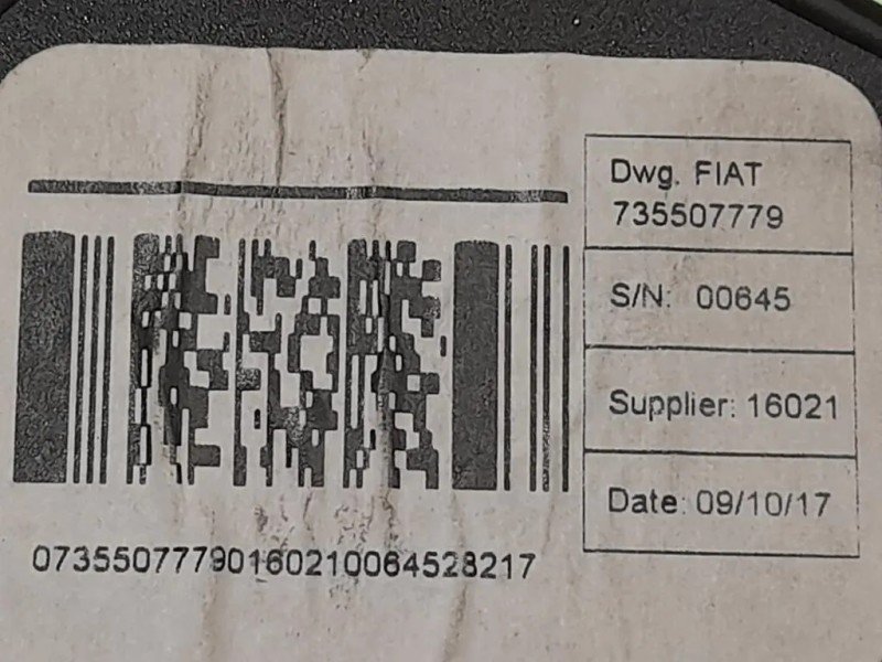 Cintura DI Sicurezza Sedile ANT SX 735507779 Citroen Jumper III 2014