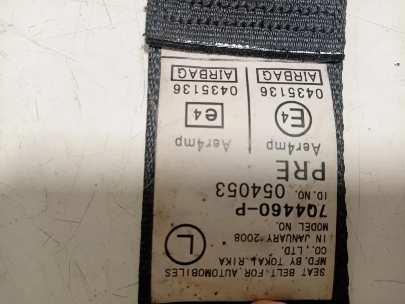 Cintura DI Sicurezza Sedile ANT SX 0435136 Daihatsu Terios II 2006