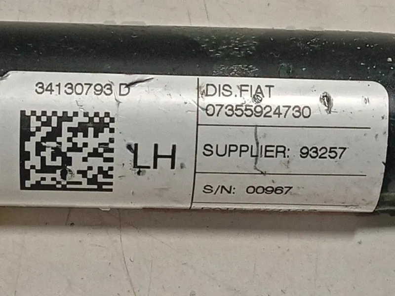 Cintura DI Sicurezza Sedile ANT SX 07355573010 Fiat 500L 2013