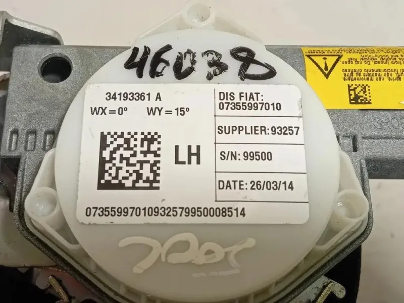 Cintura DI Sicurezza Sedile ANT SX 34193361 Fiat 500L 2013