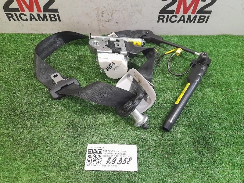 Cintura DI Sicurezza Sedile ANT SX 34123857B Fiat Punto III 2012