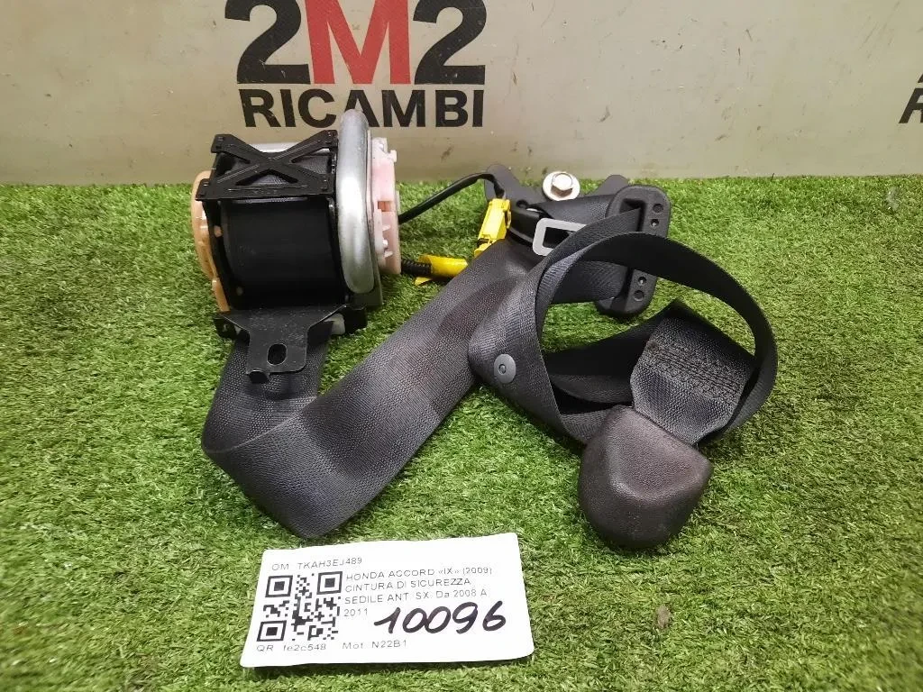 Cintura DI Sicurezza Sedile ANT SX TKAH3EJ489 Honda Accord IX 2009