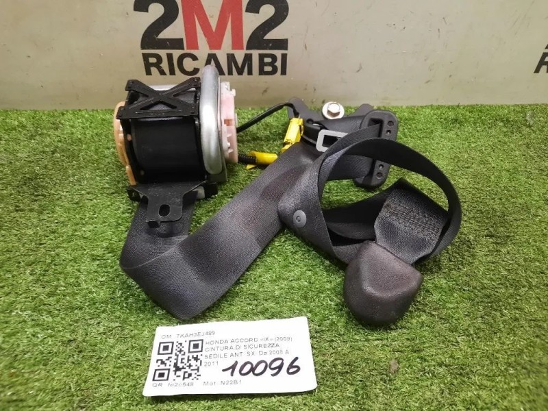 Cintura DI Sicurezza Sedile ANT SX TKAH3EJ489 Honda Accord IX 2009