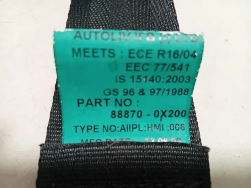 Cintura DI Sicurezza Sedile ANT SX 88870-0X200 Hyundai I10 I 2008