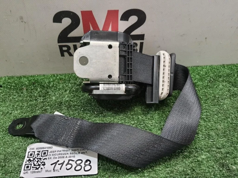 Cintura DI Sicurezza Sedile ANT SX 605884105D Jeep Patriot 2007