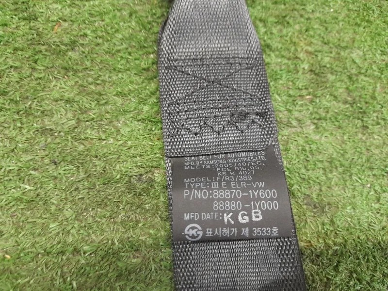 Cintura DI Sicurezza Sedile ANT SX 888701Y600 Kia Picanto III 2011