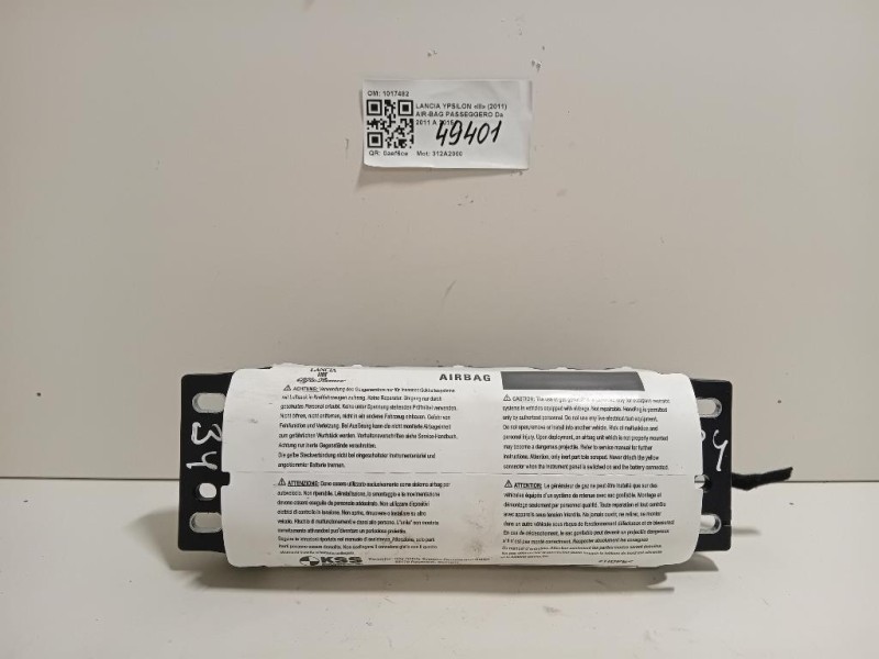 Air-bag Passeggero 1017482 Lancia Ypsilon III 2011