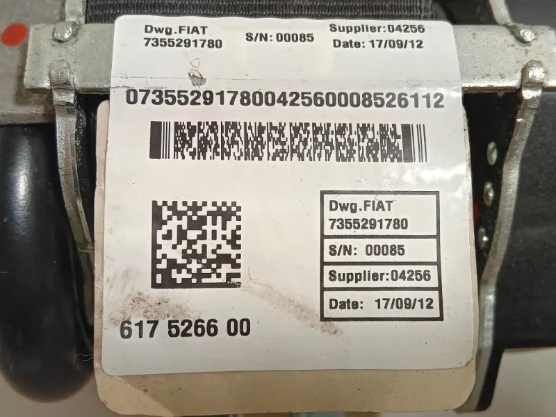 Cintura DI Sicurezza Sedile ANT SX 617361500 Lancia Ypsilon III 2011