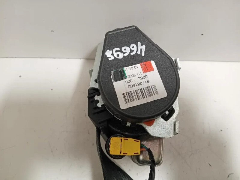 Cintura DI Sicurezza Sedile ANT SX 617361500 Lancia Ypsilon III 2011