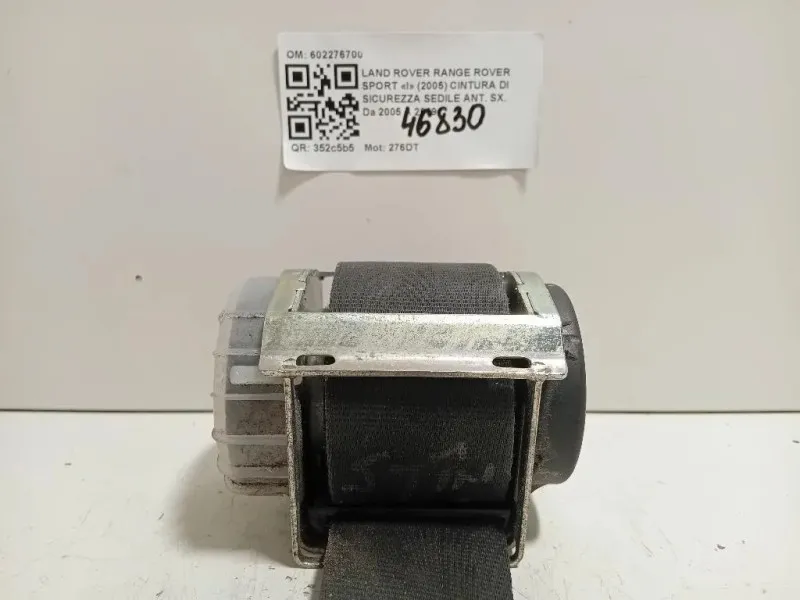 Cintura DI Sicurezza Sedile ANT SX 602276700 Land Rover Range Rover Sport I 2005