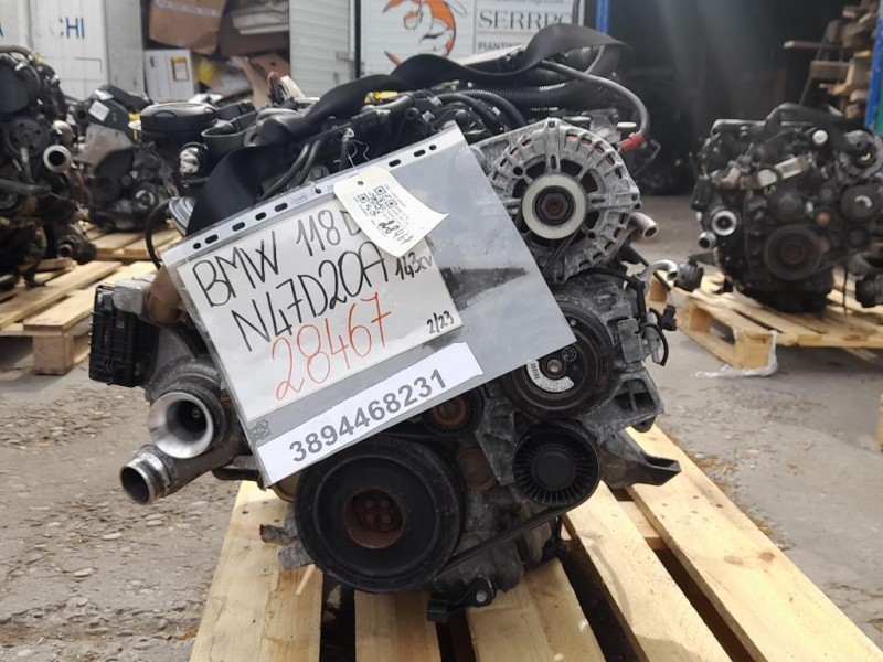 Motore Completo N47D20A 143CV 105KW Bmw Serie 1 E87 Berlina 2005