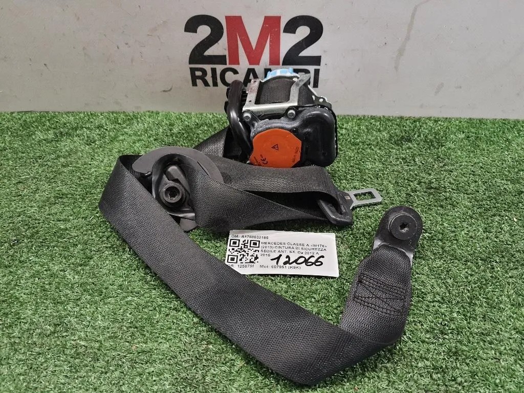 Cintura DI Sicurezza Sedile ANT SX A1768602185 Mercedes Classe A W176 2013