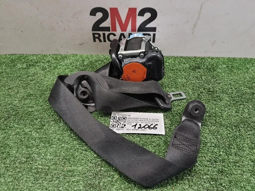 Cintura DI Sicurezza Sedile ANT SX A1768602185 Mercedes Classe A W176 2013