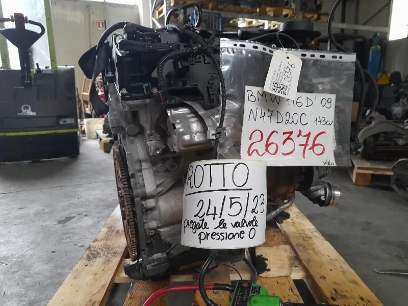 Motore Completo N47D20C 143 CV 105 KW Bmw Serie 1 E87 Berlina 2005