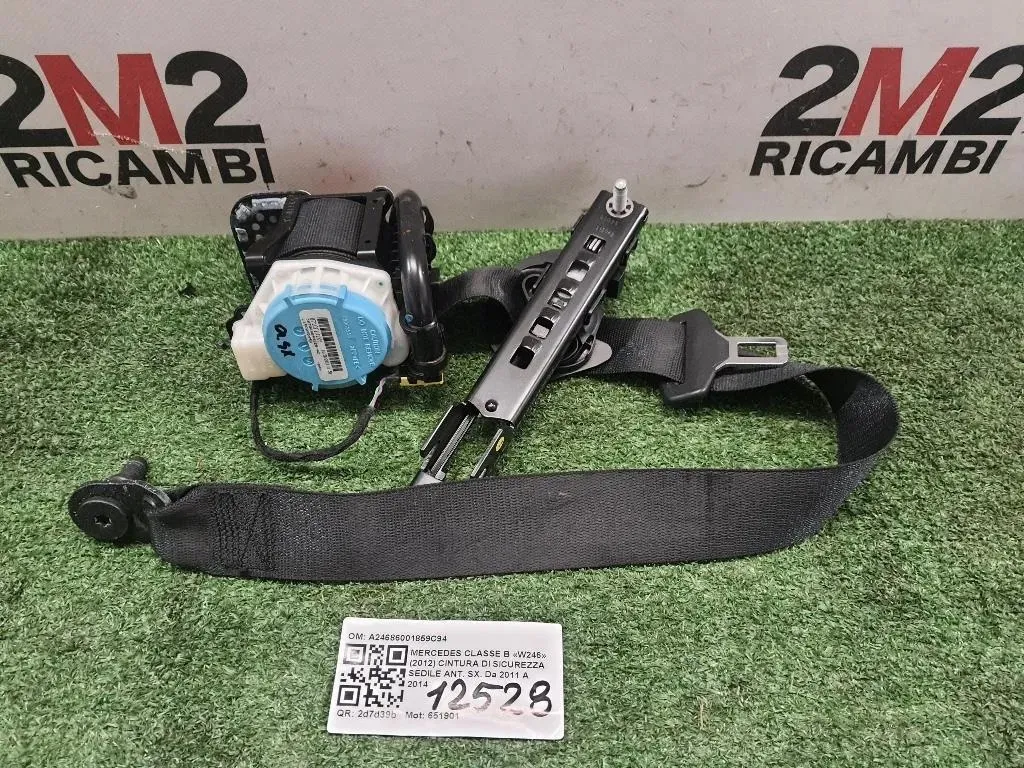 Cintura DI Sicurezza Sedile ANT SX A24686001859C94 Mercedes Classe B W246 2012