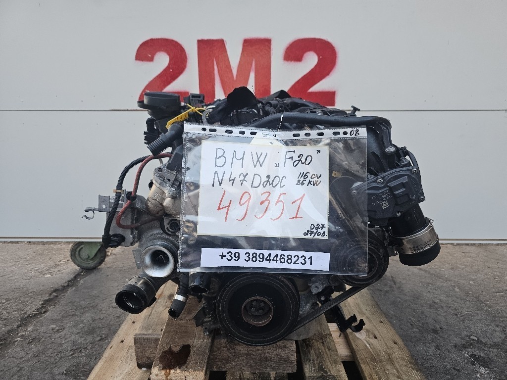 Motore Completo N47D20C 116 CV 86 KW Bmw Serie 1 F20 Berlina 2012