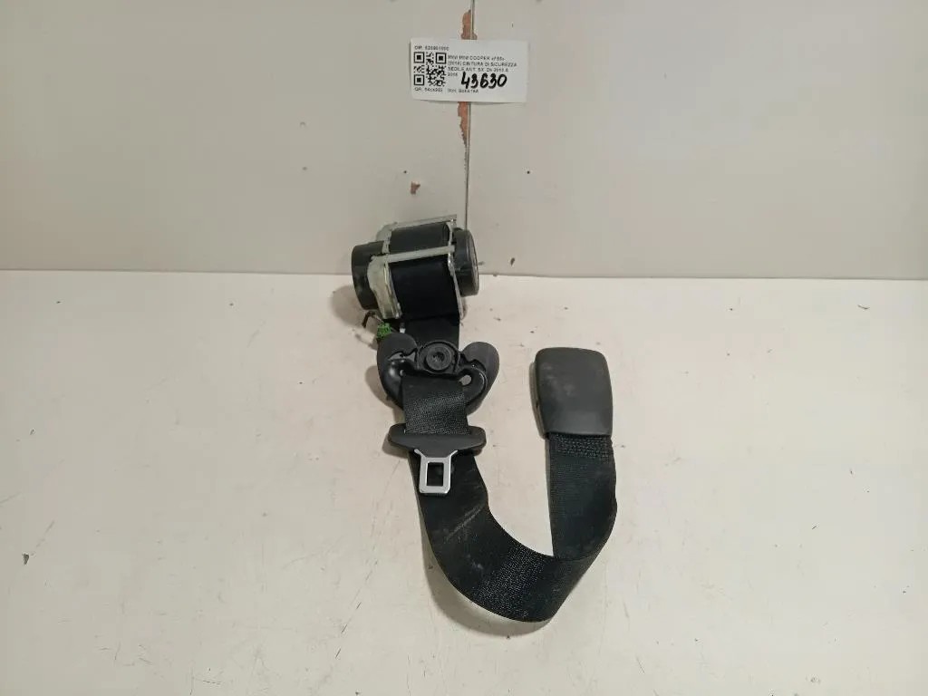Cintura DI Sicurezza Sedile ANT SX 628901000 Mini MINI Cooper F56 2014