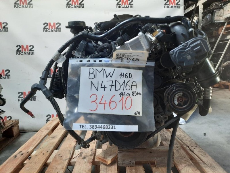 Motore Completo N47D16A 116CV 85KW Bmw Serie 1 F20 Berlina 2012