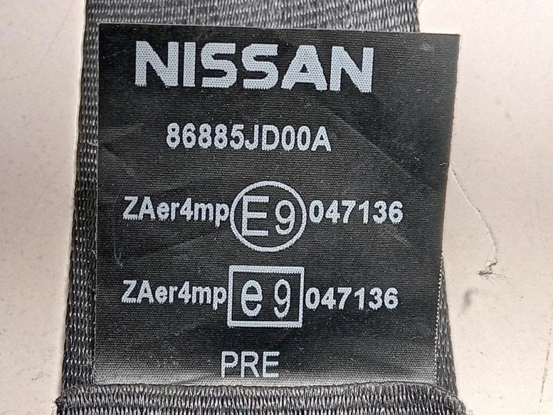 Cintura DI Sicurezza Sedile ANT SX 047136 Nissan Qashqai I 2007