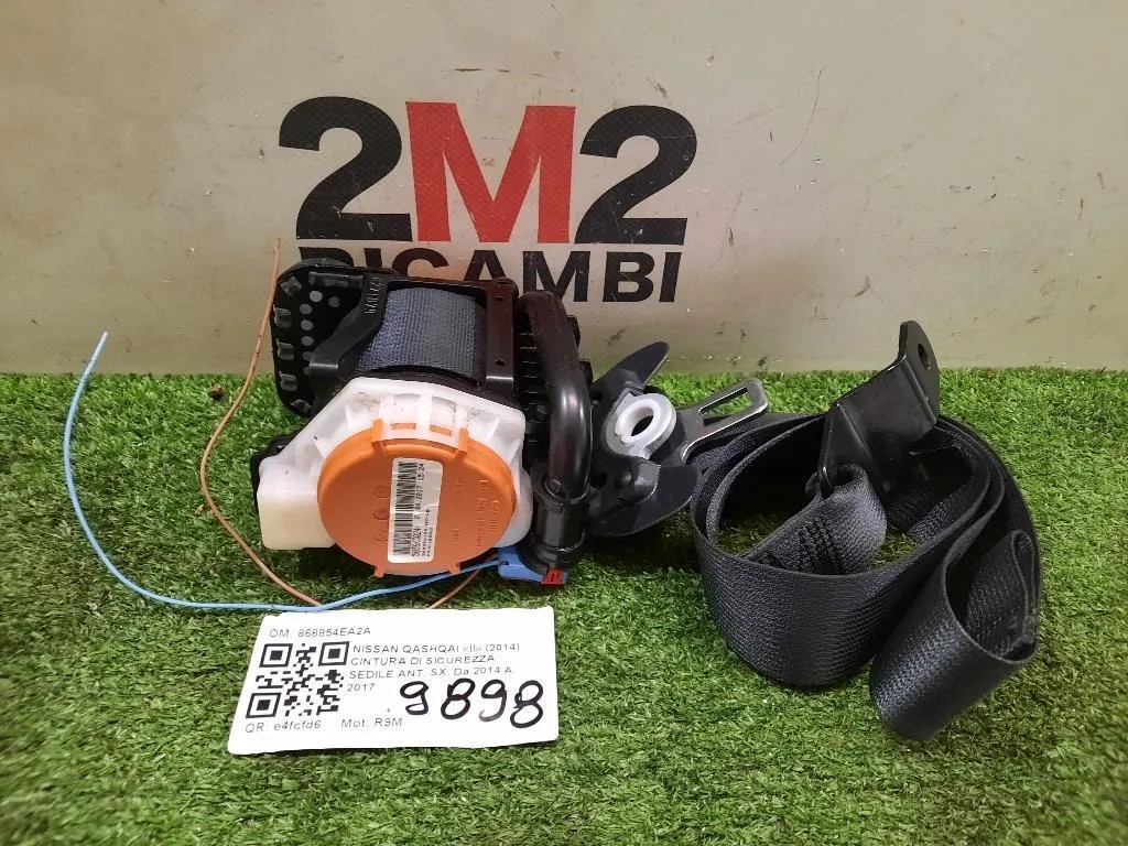 Cintura DI Sicurezza Sedile ANT SX 868854EA2A Nissan Qashqai II 2014