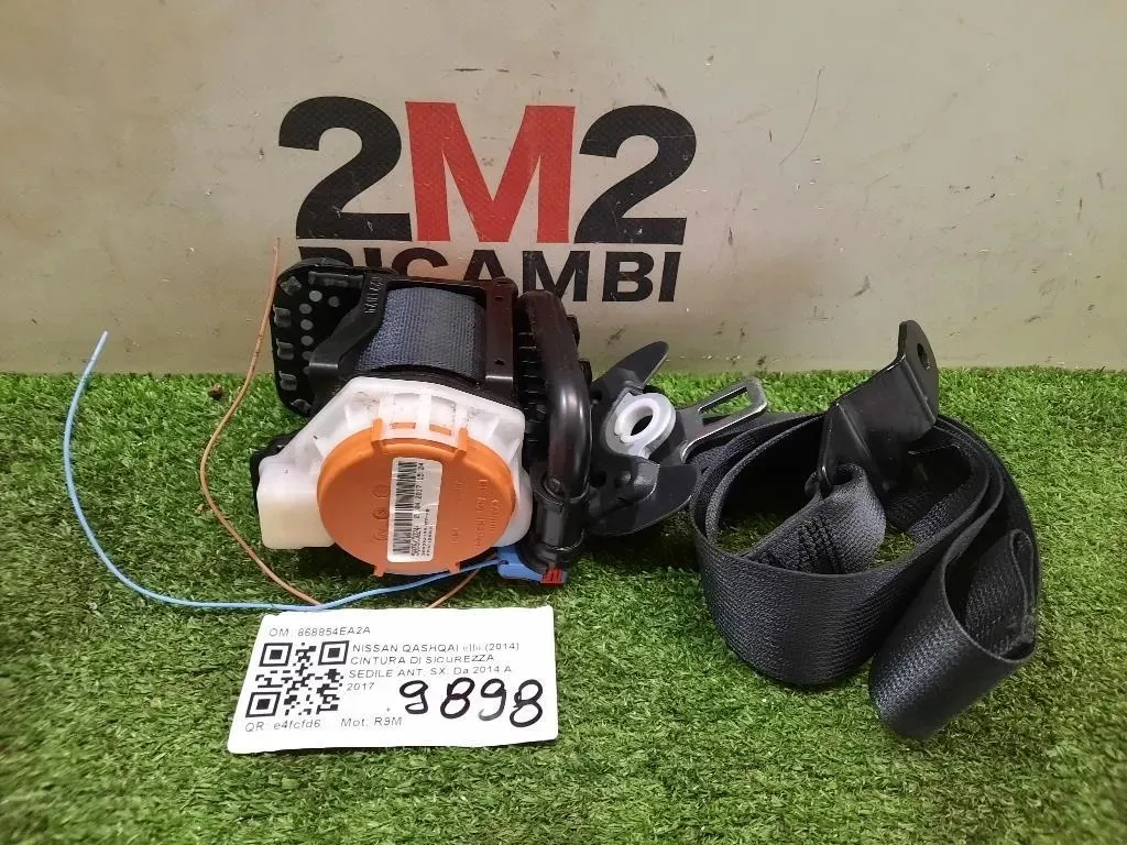 Cintura DI Sicurezza Sedile ANT SX 868854EA2A Nissan Qashqai II 2014