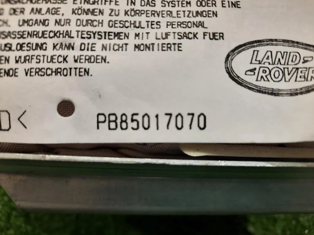 Air-bag Passeggero PB85017070 Land Rover Range Rover Sport I 2005
