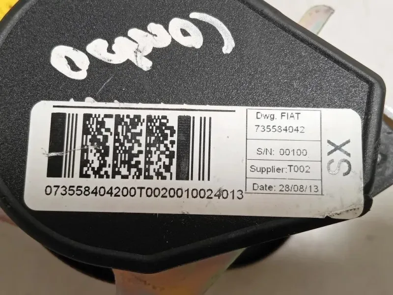 Cintura DI Sicurezza Sedile ANT SX 735584042 Opel Combo D 2012