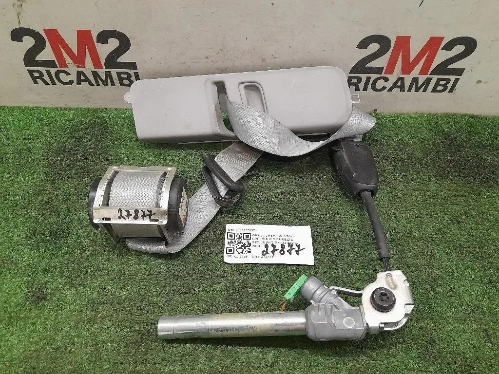 Cintura DI Sicurezza Sedile ANT SX 607707700D Opel Corsa D 2007
