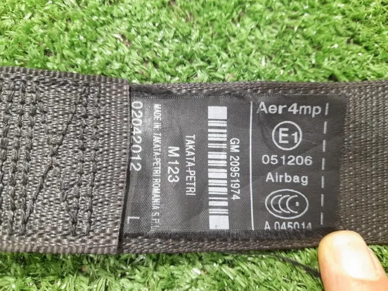 Cintura DI Sicurezza Sedile ANT SX 20951974051206 Opel Insignia A 2013