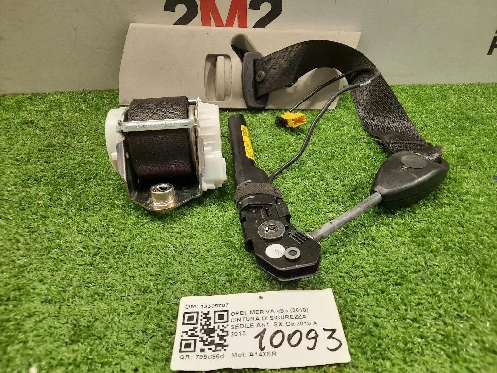 Cintura DI Sicurezza Sedile ANT SX 13305707 Opel Meriva B 2010